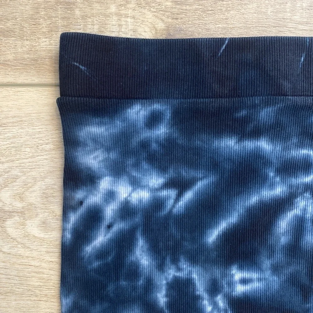 NSF | Lyla | Ombré Tie Dye Ribbed Knit Midi Skirt - Picture 3 of 13